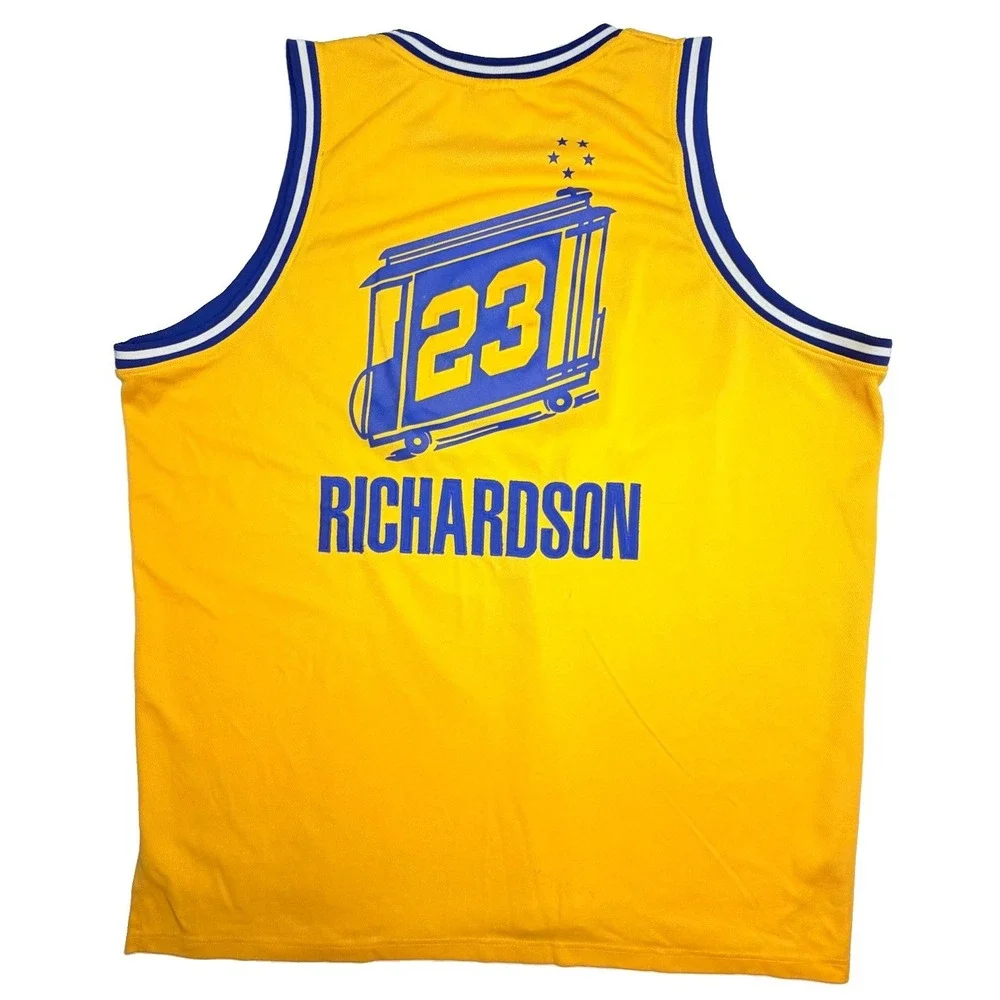 Vintage Y2K Reebok Warriors Jason Richardson #23 Jersey Size 56 Hardwood Classic